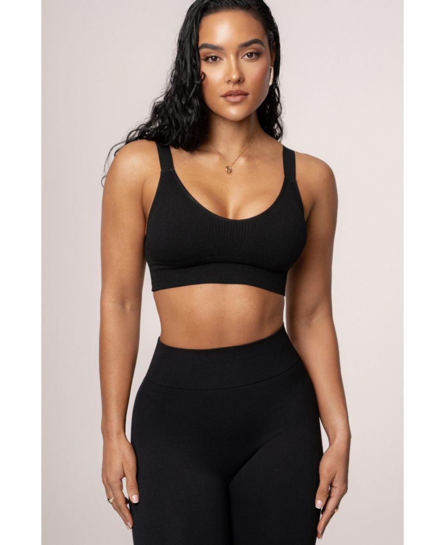 

Новый женский спортивный топ Flow JLUXLABEL, Black