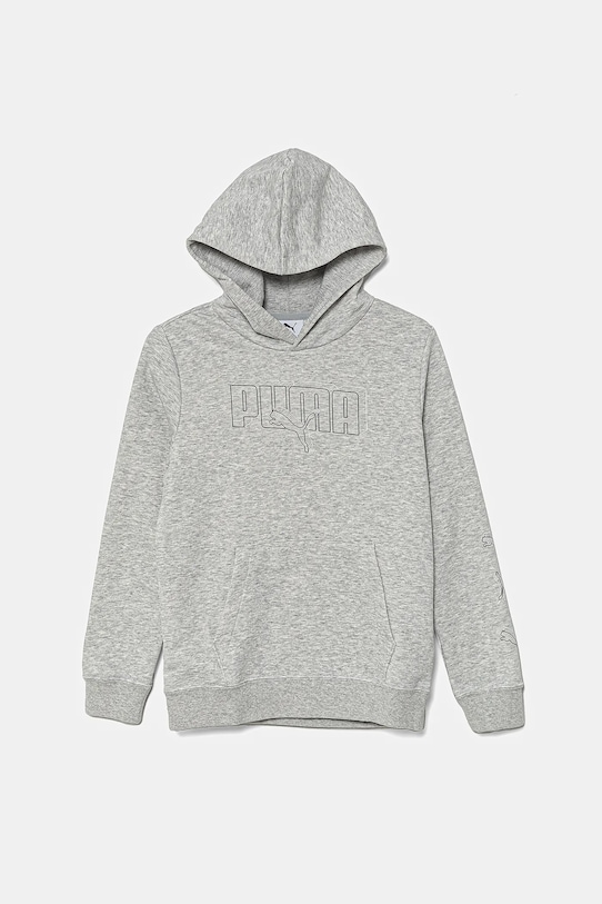 

Детская хлопковая толстовка ESS LOGO LAB Execution Hoodie TR Puma, серый