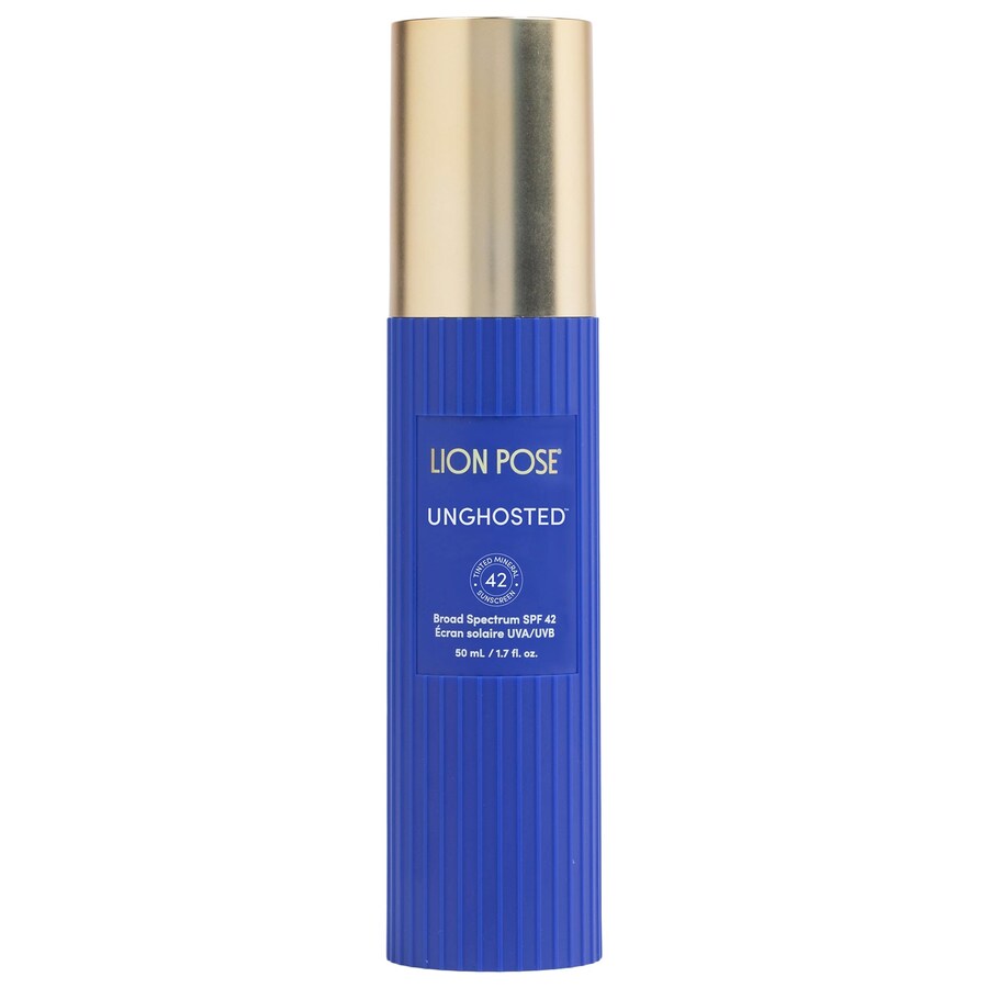 

Солнцезащитный крем Unghosted 100% Mineral SPF 42 с цинком и скваланом Lion Pose, 1.7 oz/50 ml