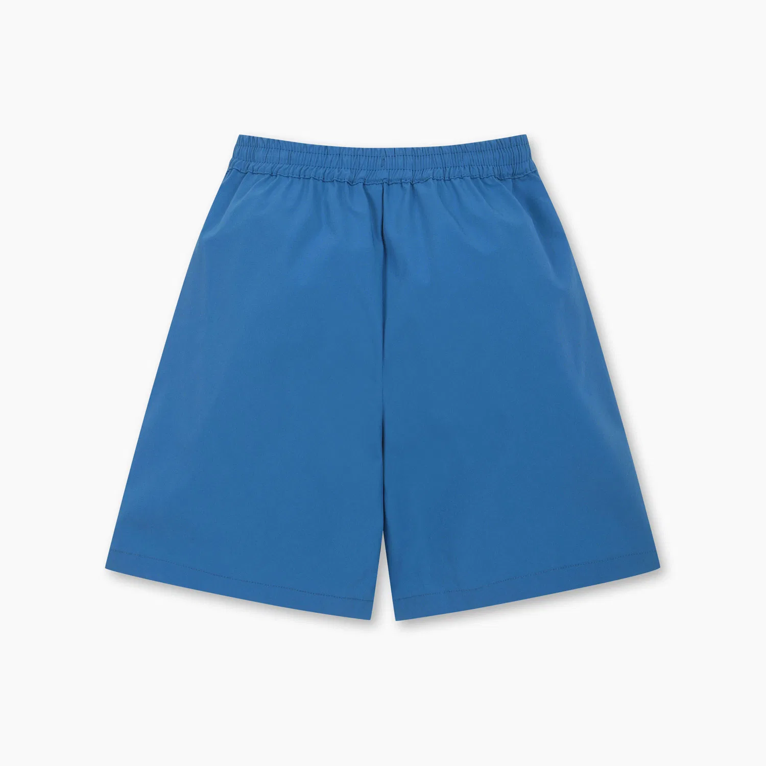 Детские шорты 5/8 из синтетической ткани синие от Benetton Kids — фото 2