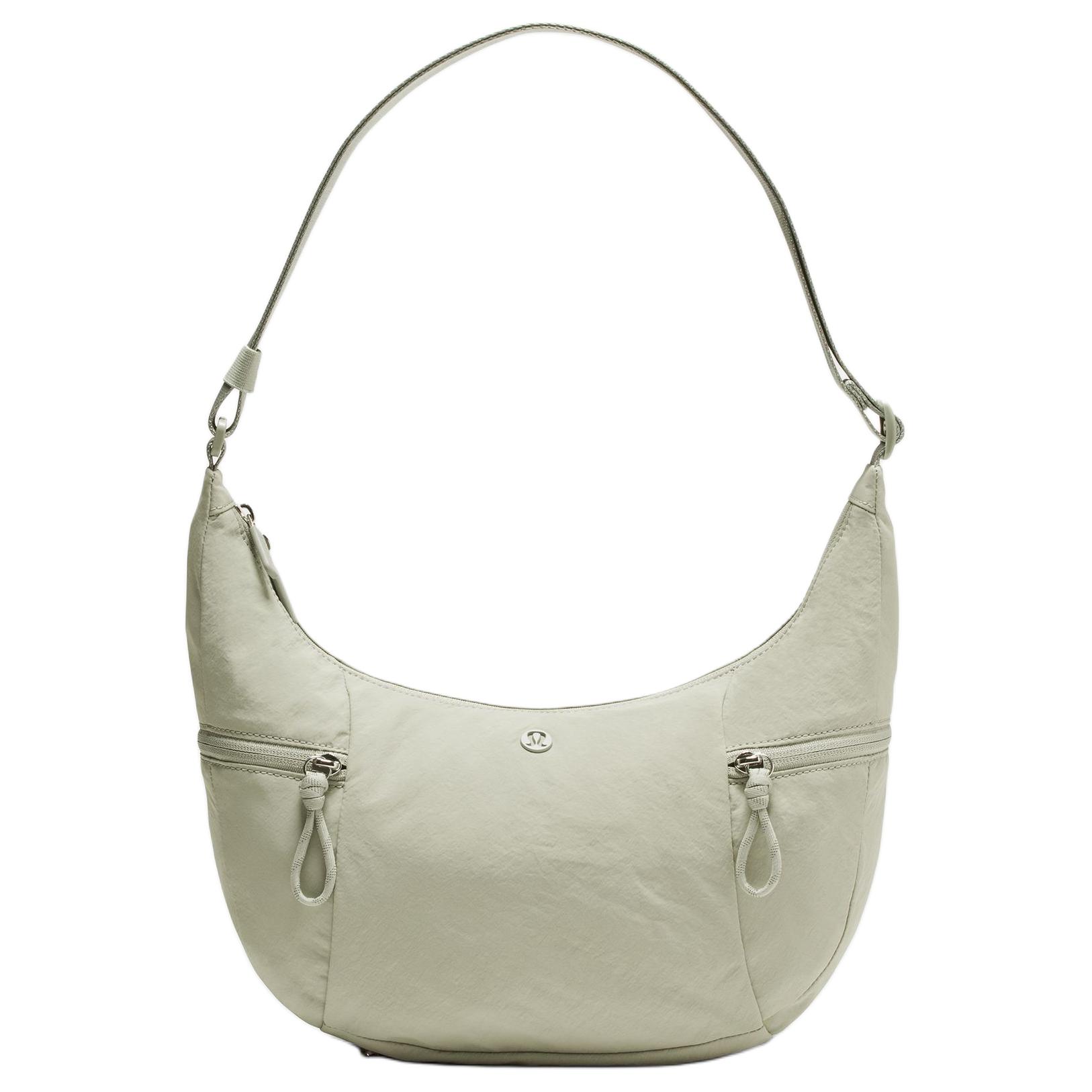 

Lululemon Нейлоновая кроссбоди сумка через плечо унисекс туманно-зеленого цвета, Mist Green