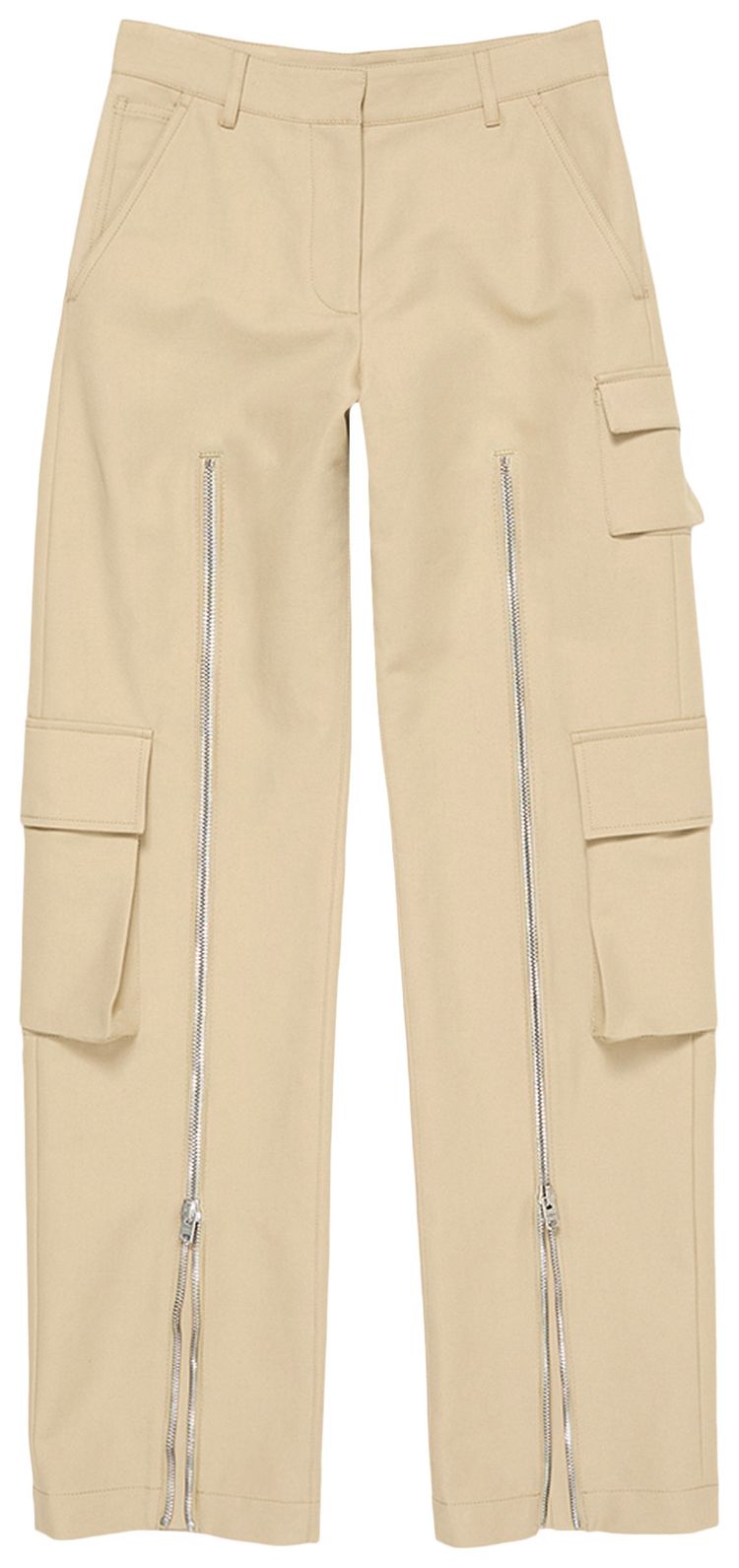 

Многослойные атласные брюки Acne Studios, коричневый