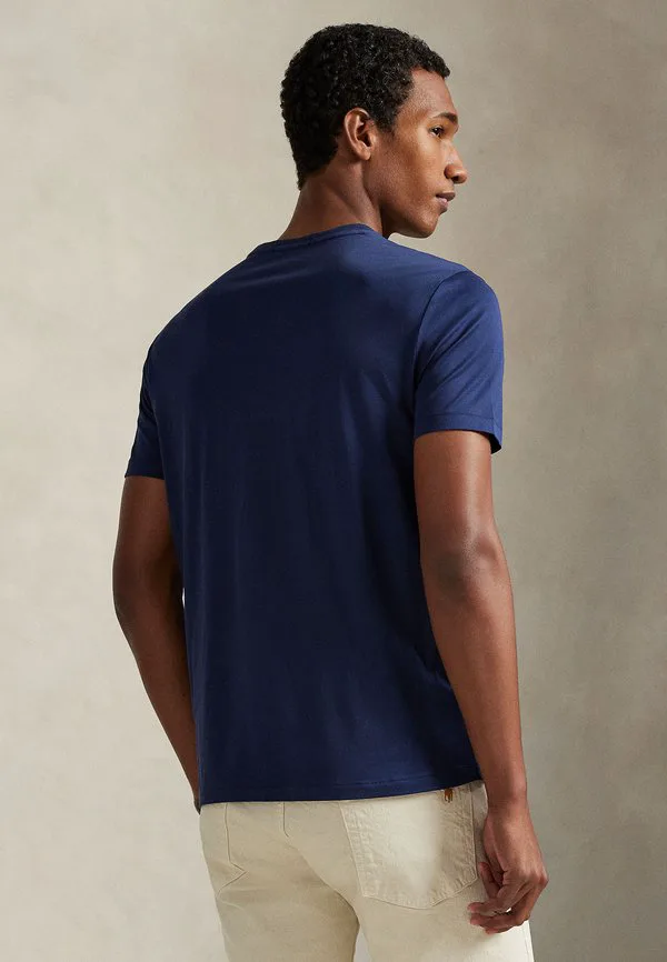 Футболка стандартного кроя lisle, базовая футболка Polo Ralph Lauren, Newport Navy — фото 3