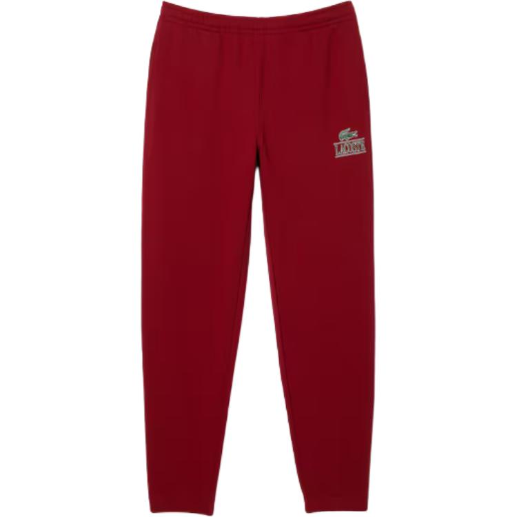 

Вязаные спортивные штаты мужские bordeaux LACOSTE, бордовый