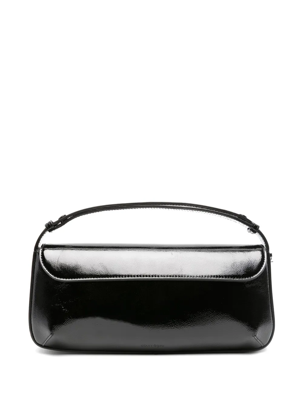 

Лакированная сумка-тоут Sleek Courrèges, черный