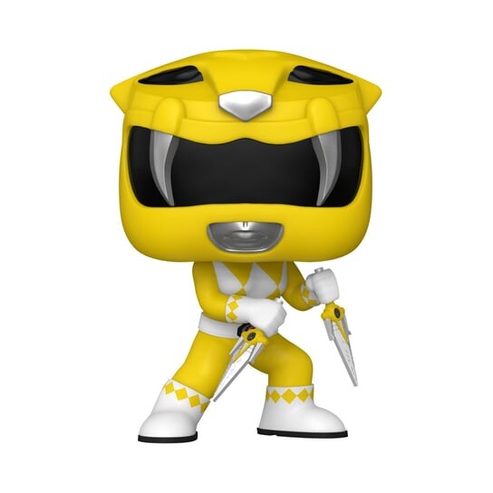 Funko POP! Телевидение, коллекционная фигурка, Могучие рейнджеры, Желтый рейнджер — фото 2