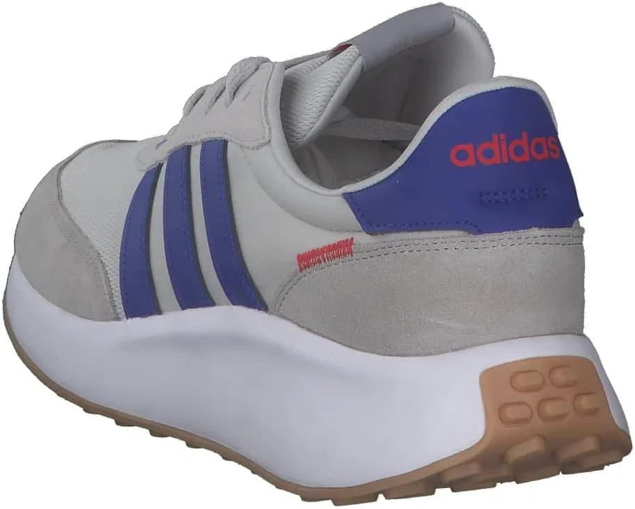 Мужские беговые кроссовки Adidas Run 70s Lifestyle, 2-Grey Lucid Blue Better Scarlet — фото 4