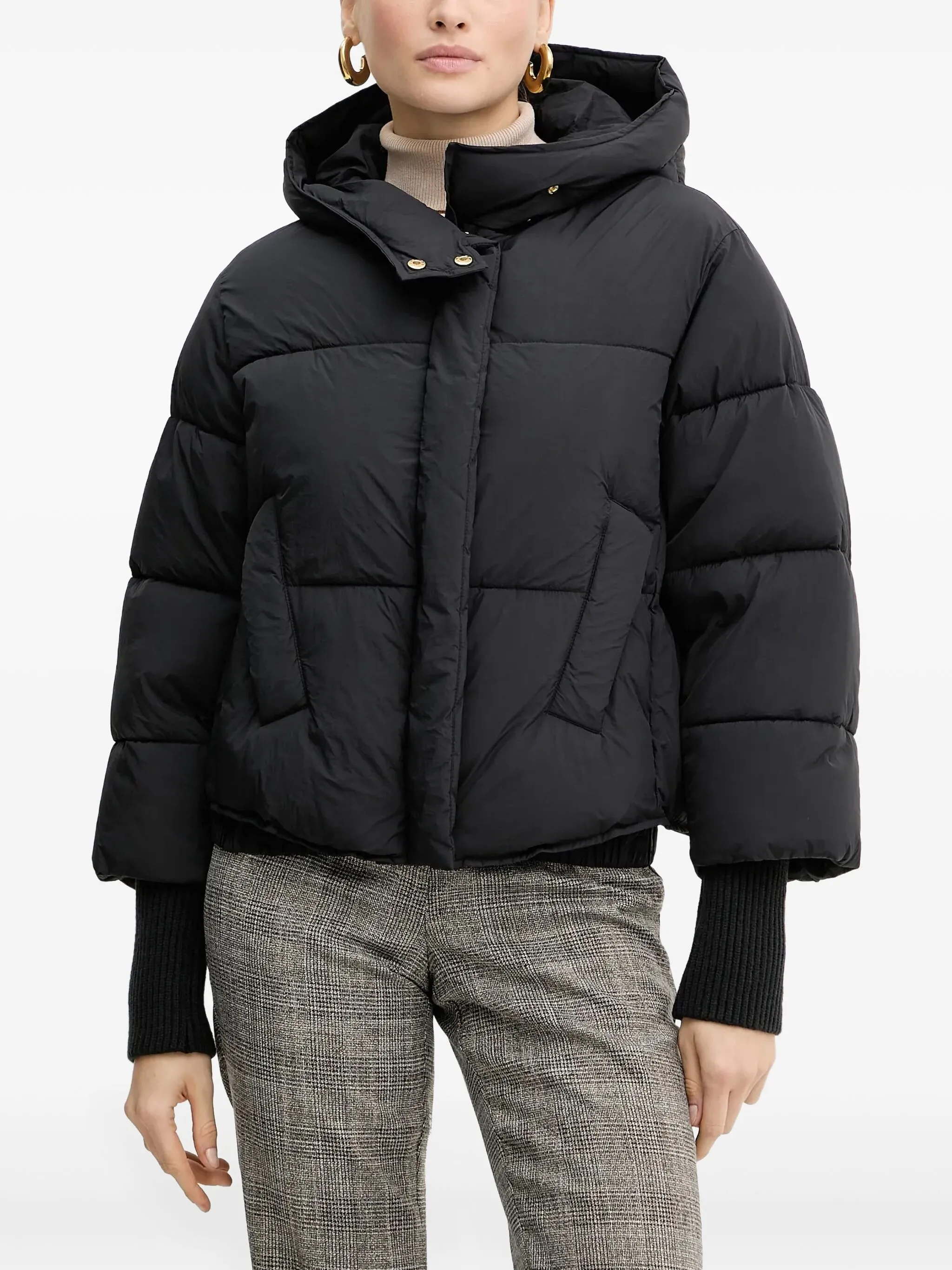 

Куртка на молнии с капюшоном Silvian Heach, черный