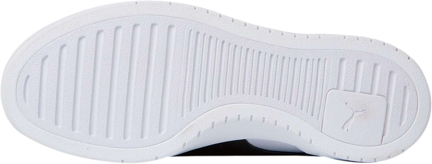 Мужские кроссовки PUMA Basket Classic с тиснением под лак, белый/черный — фото 4
