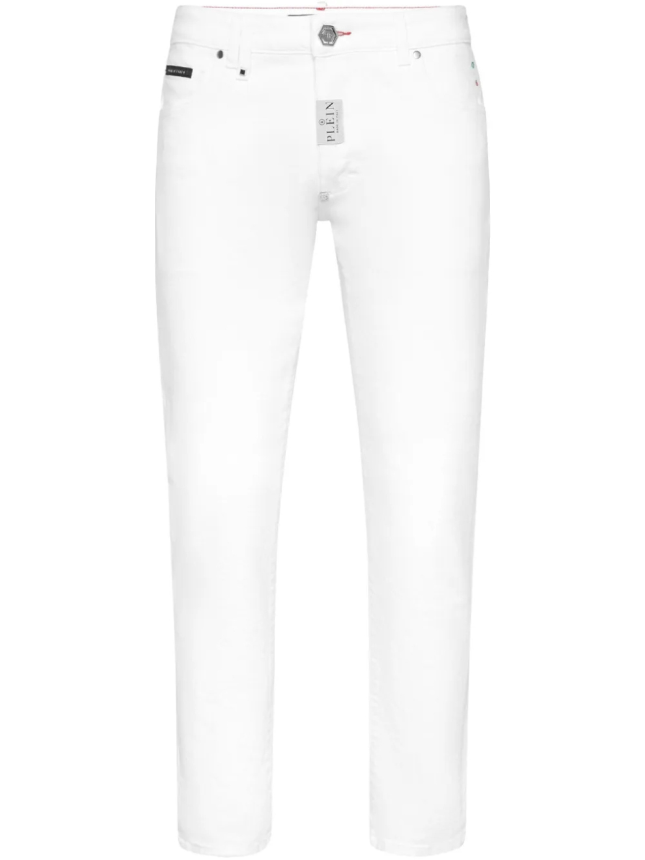 

Джинсы из хлопка Philipp Plein, белый