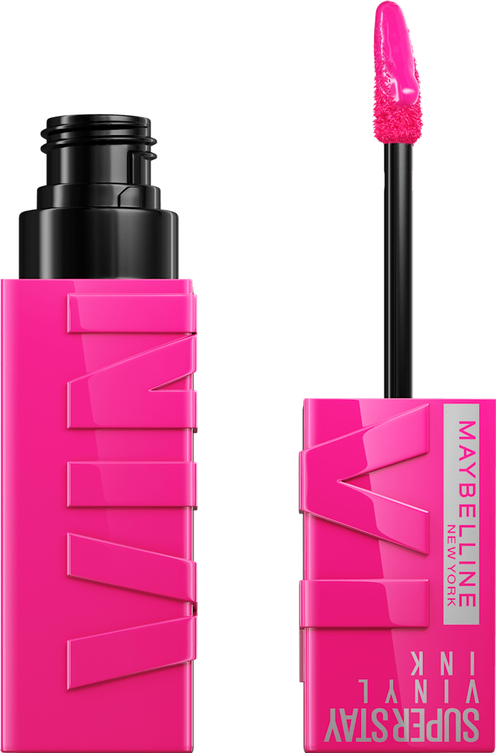 

Губная помада MAYBELLINE NEW YORK Lippenstift Super Stay Vinyl Ink Pink 150 Mashup Striking, 4,2 ml