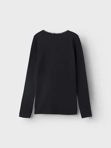 

Рубашка с длинными рукавами Name It "NKFKAB LS SLIM TOP NOOS", черный