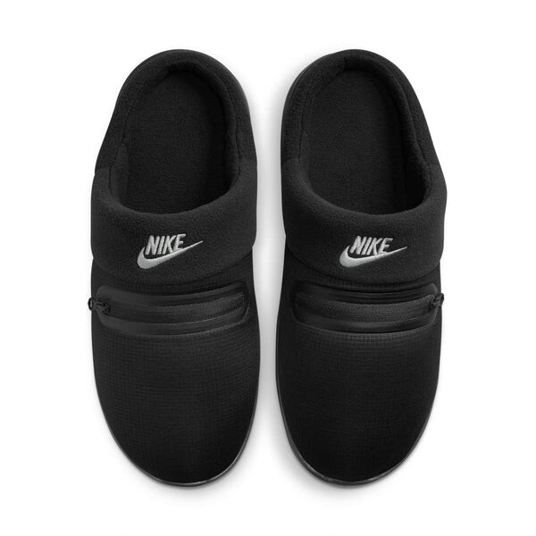 Тапочки burrow 'black metallic silver' Nike, черный — фото 4