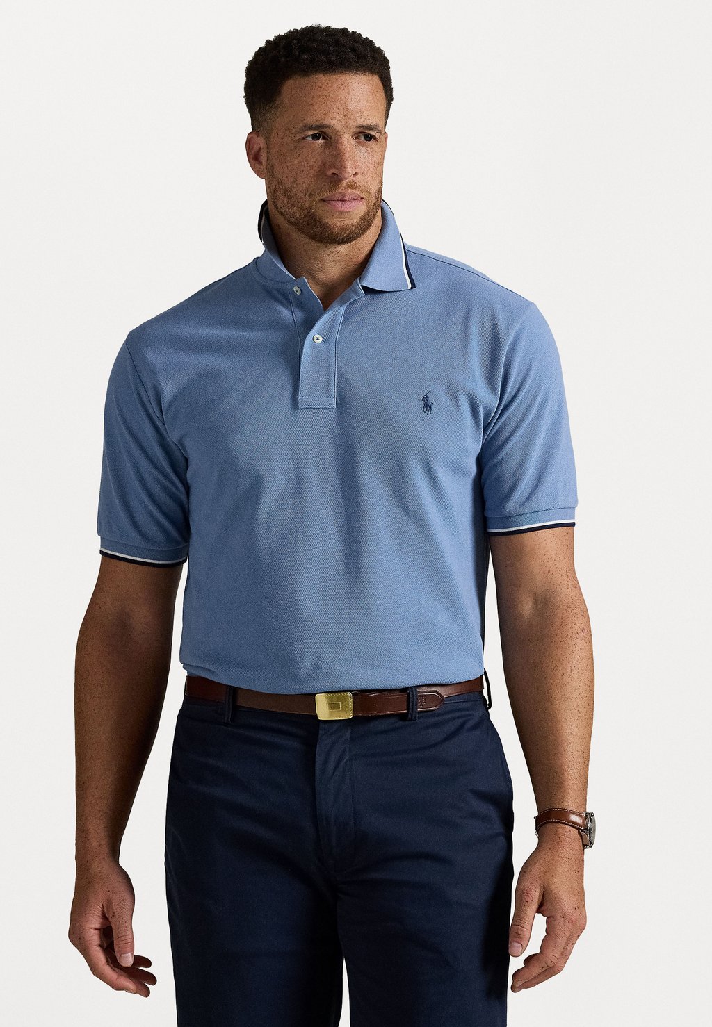 

Рубашка поло Polo Ralph Lauren Big & Tall, темно-синий