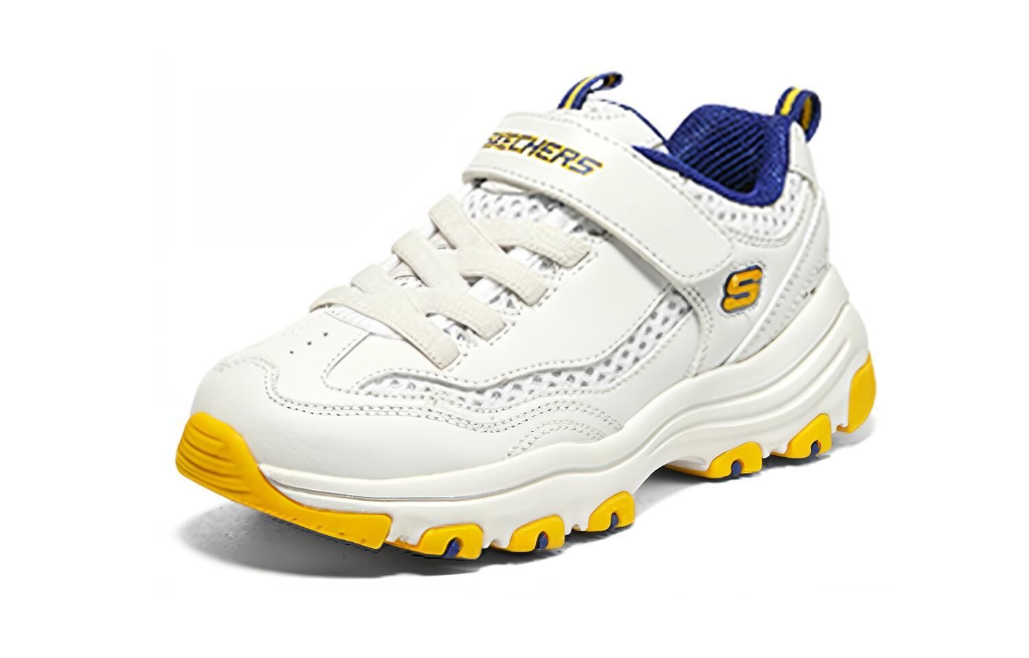 Кроссовки Skechers Kids Lifestyle Shoes GS Low-top White/Yellow — фото 2