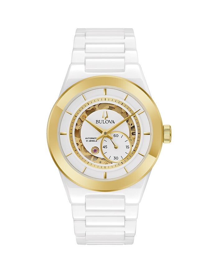 

Часы Bulova Modern Millennia, 41 мм, белый