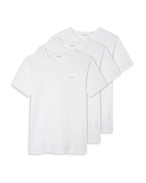 

Хлопковые футболки с круглым вырезом, упаковка из 3 шт. Paul Smith, цвет White