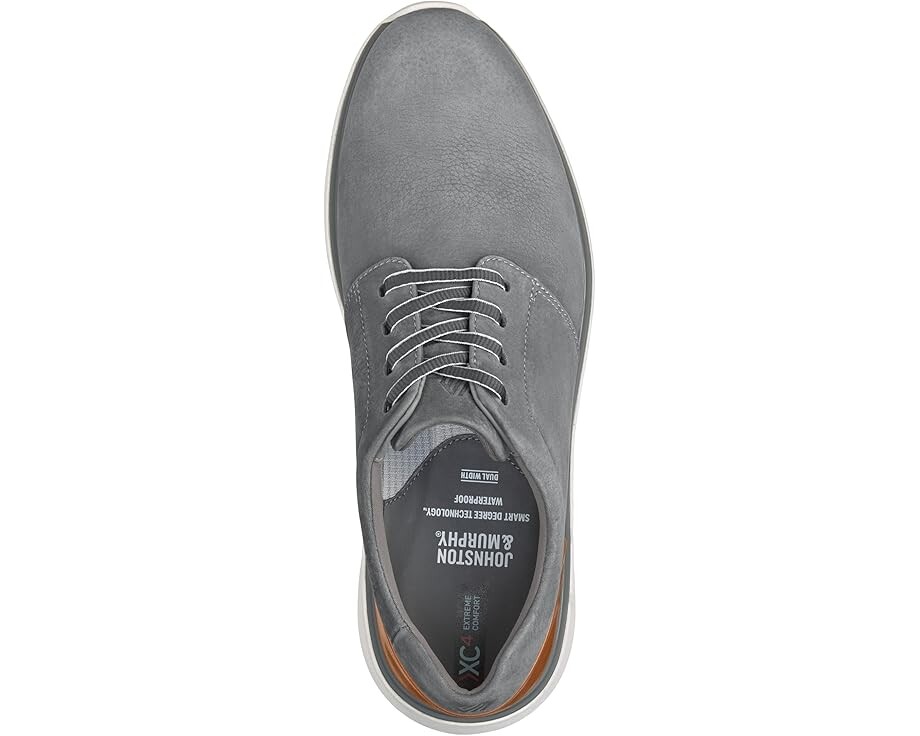 Кроссовки Johnston & Murphy Xc4 Prentiss 2 Plain Toe, цвет Gray Waterproof Tumbled Nubuck — фото 2