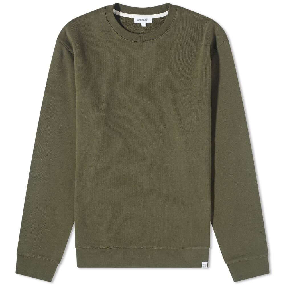 

Классический спортивный свитер Norse Projects Vagn, армейский зеленый