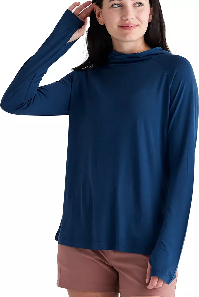 

Женская легкая толстовка Free Fly из бамбука II, цвет True Navy