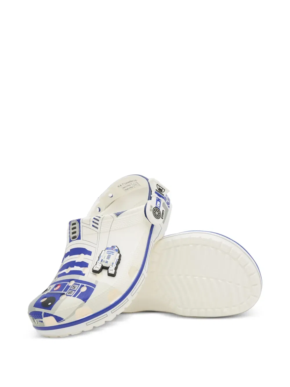Классические сабо Crocs "Звездные войны R2-d2", белый — фото 4