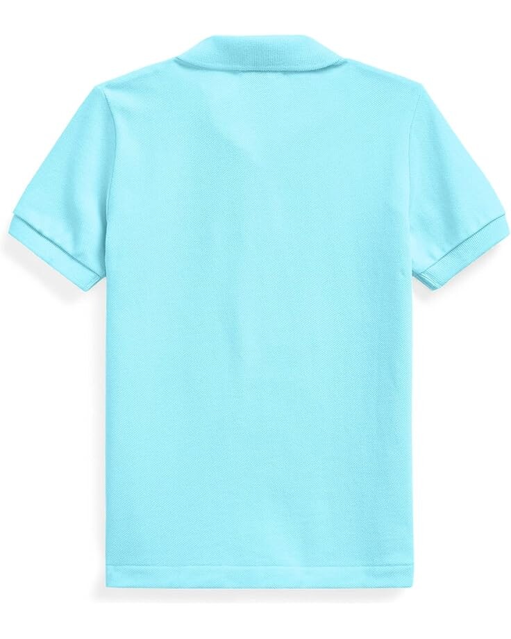 Поло Polo Ralph Lauren Kids Cotton Mesh Polo Shirt, цвет Turquoise Nova — фото 2