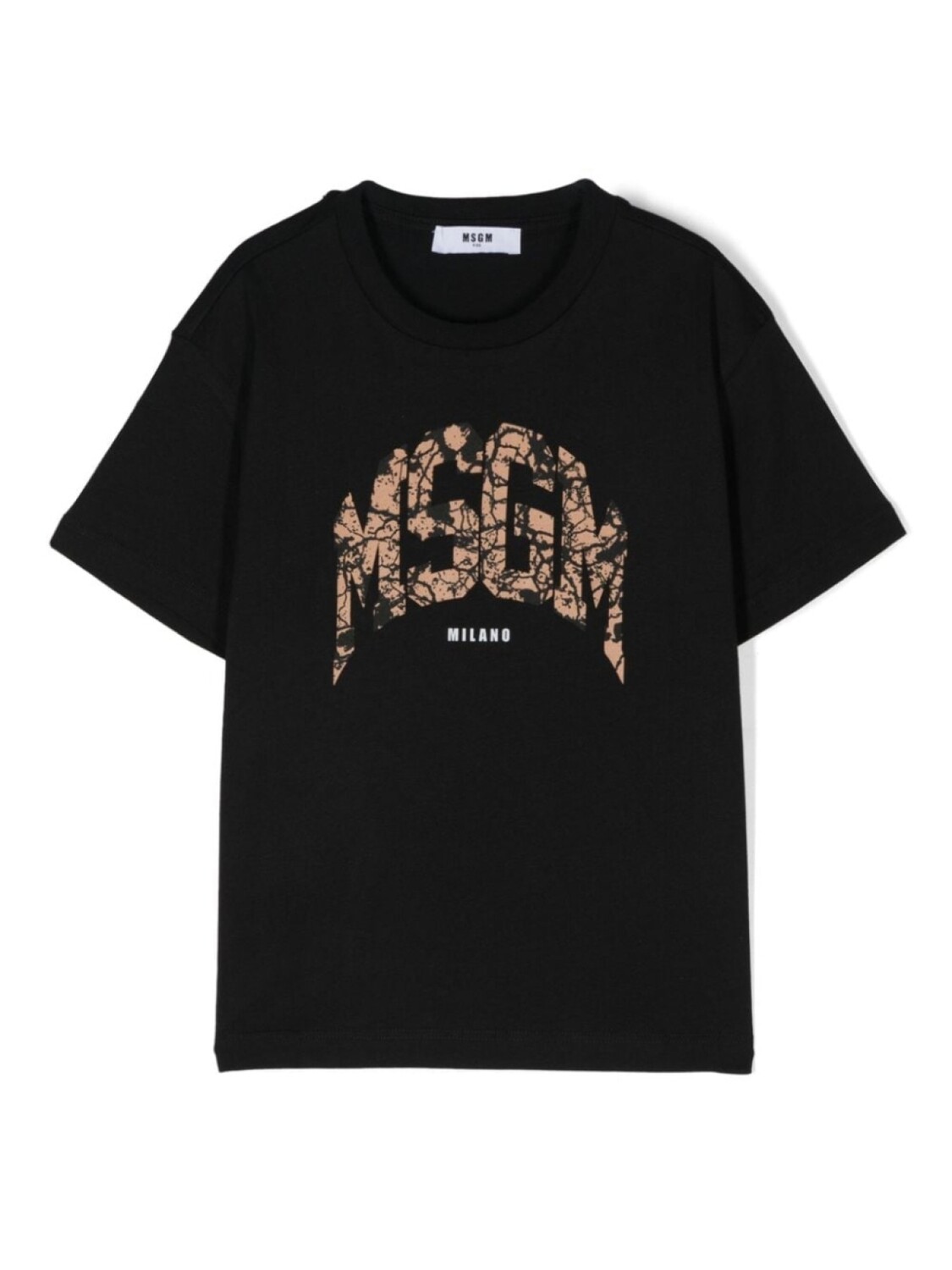 

MSGM Kids футболка с логотипом, черный