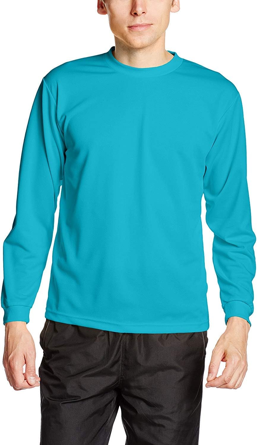 

Футболка с длинными рукавами и круглым вырезом Glimmer 00304-ALT, сухая, 113 г (4,4 унции), бирюзовый