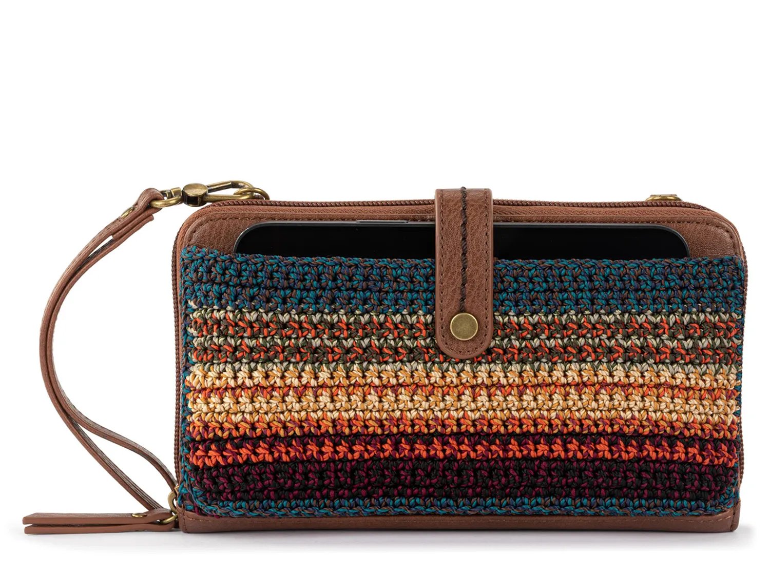 

Сумка кросс-боди The Sak Iris Smartphone Crossbody Bag, Blue/Multicolor Stripes