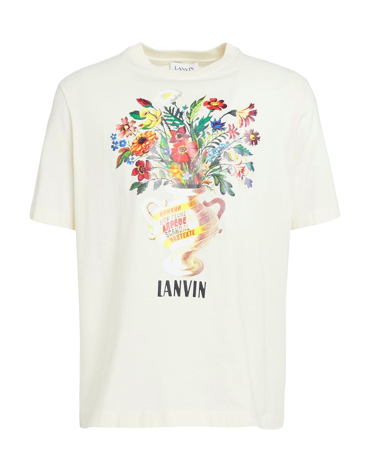 

Футболка Lanvin, слоновая кость