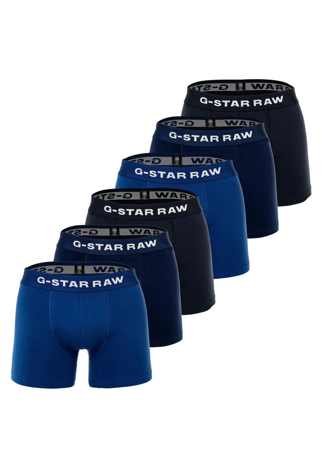 

Боксеры упаковка из 6 пар - трусы-боксеры из хлопка-стрейч G-Star Raw, синий