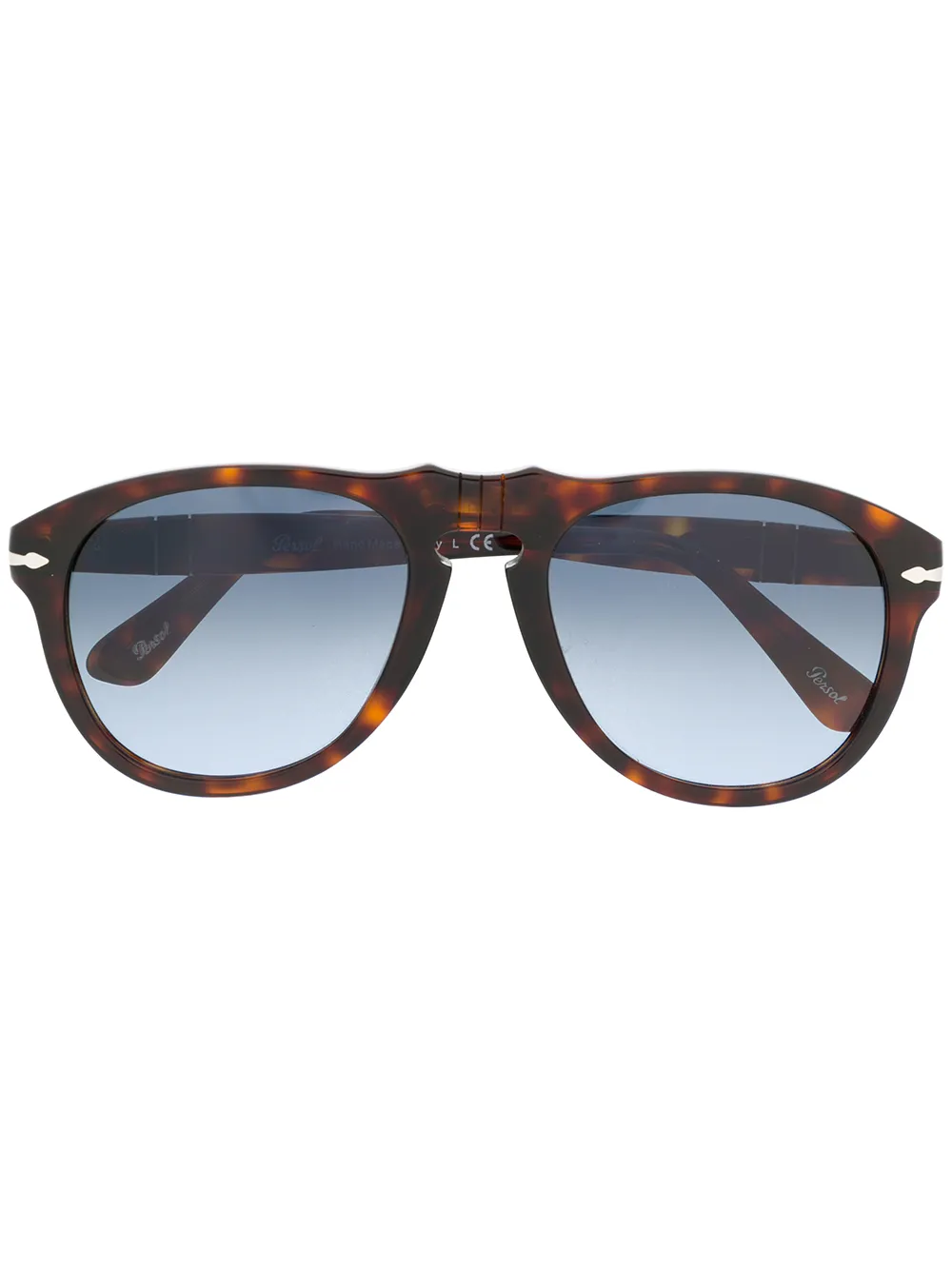 

Солнцезащитные очки в круглой оправе Persol, коричневый