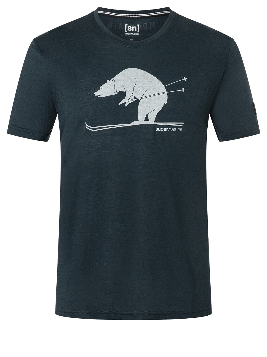 

Рубашка super.natural Merino T Shirt, синий
