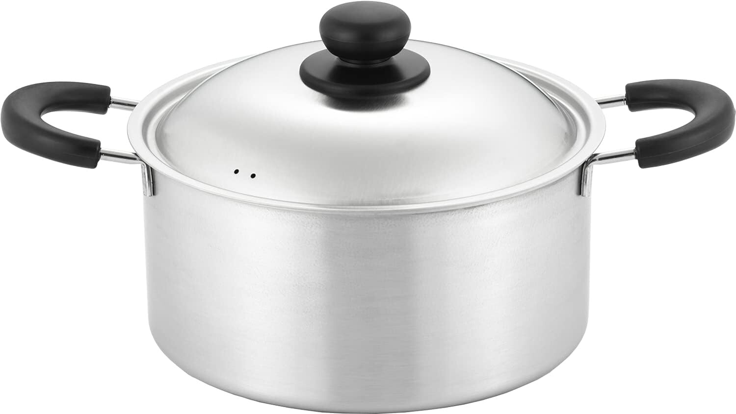 

Кастрюля с двумя ручками Yoshikawa Easy SJ3322, 8,7 дюйма (22 см), совместимость с газовым пламенем и индукцией, нержавеющая сталь, сделано в Японии, серебро, Silver
