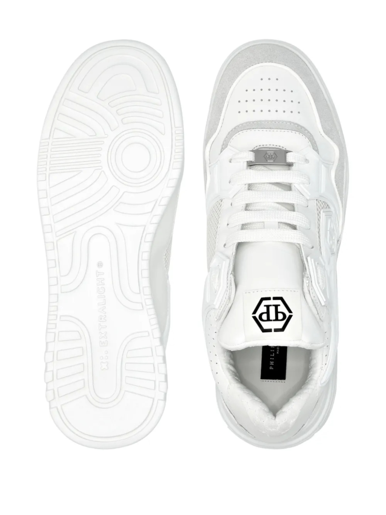 

Кроссовки Strass Hexagon Philipp Plein, белый