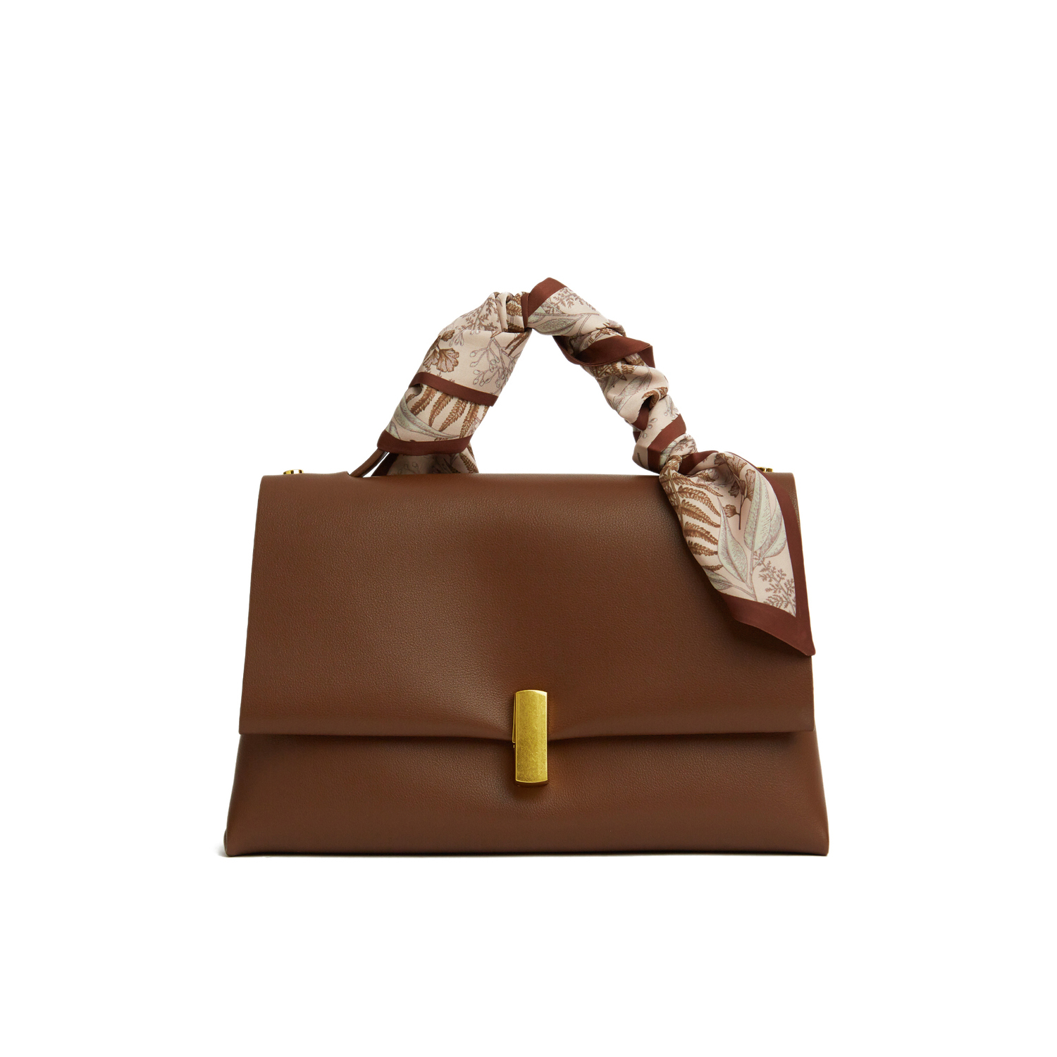 

Кожаная повседневная сумка через плечо, элегантная дамская сумка среднего размера черный/коричневый/слоновая кость Simedin