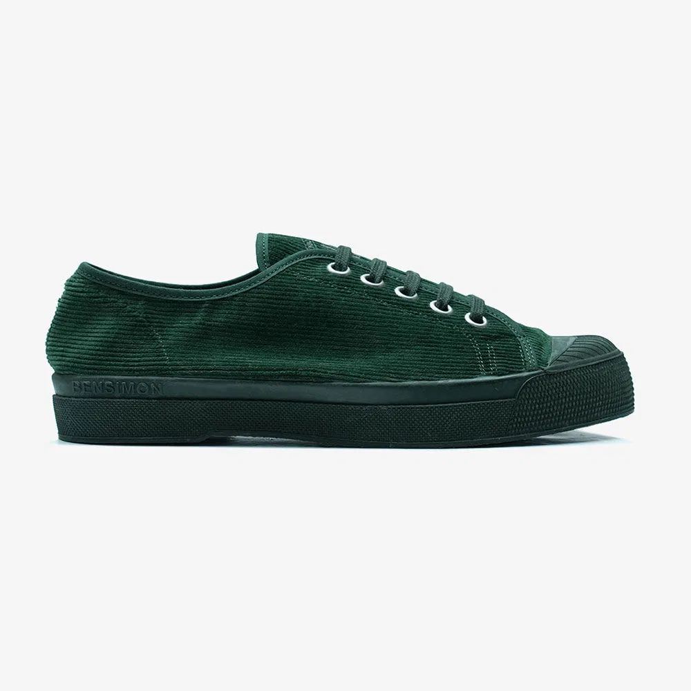 Мужские низкие сникеры Romy Corduroy цвета бутылочного стекла от Bensimon — фото 2