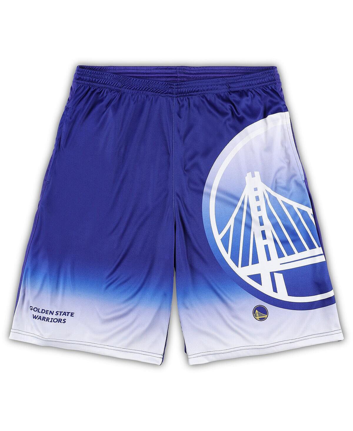 

Мужские фирменные шорты с рисунком Royal Golden State Warriors Big and Tall Fanatics