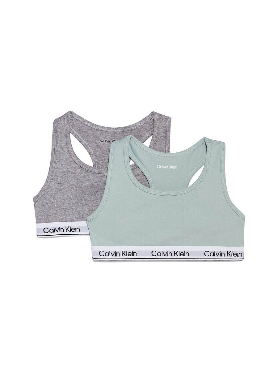 

Бюстгальтер Calvin Klein Jeans Bralette Bra, пятнистый серый/светло-зеленый