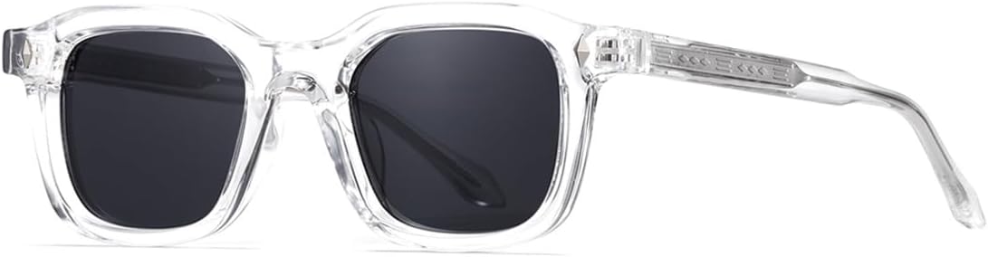 

Классические солнцезащитные очки для женщин и мужчин, роскошные винтажные модные солнцезащитные очки, популярные панк-очки для вождения, защита от УФ-излучения UV400 SZVVBKK, Clear Black