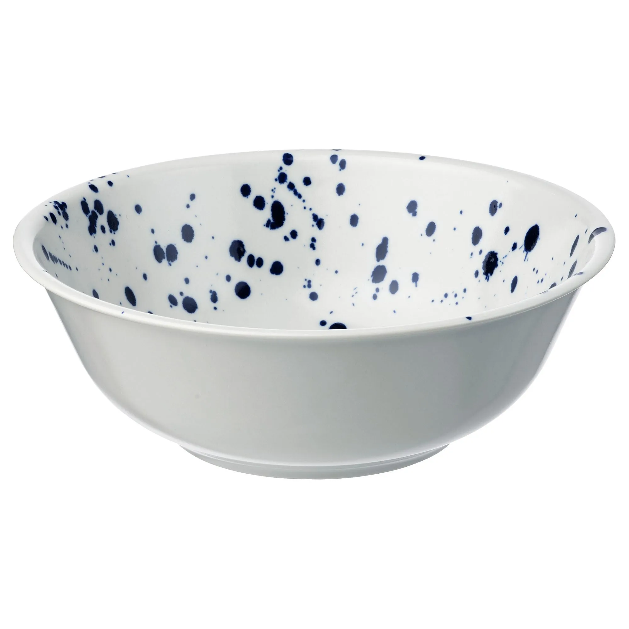 

Миска сервировочная, с рисунком, синяя, 28 см, SILVERSIDA IKEA