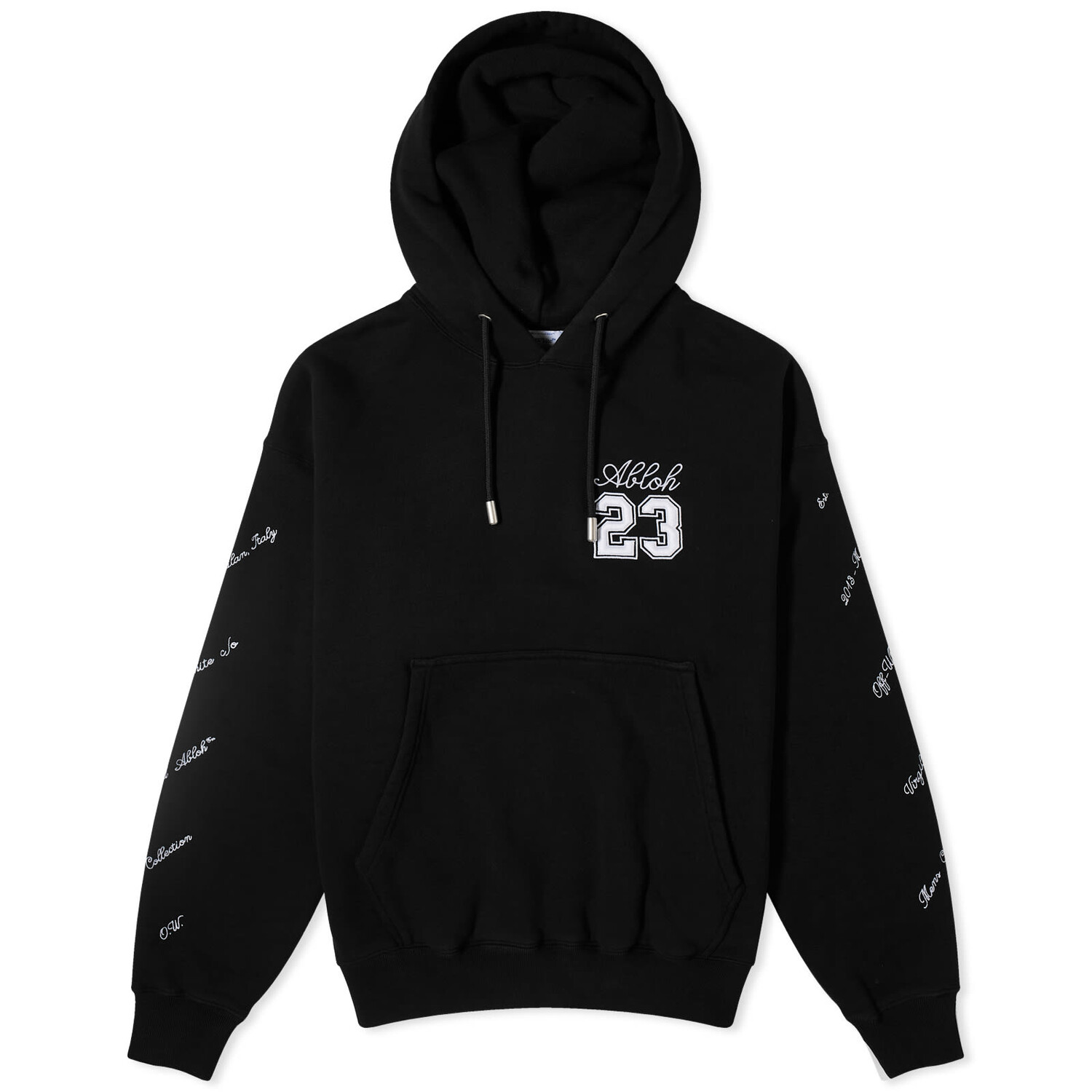 

Худи Off-White 23 Abloh Popover, цвет Black & White