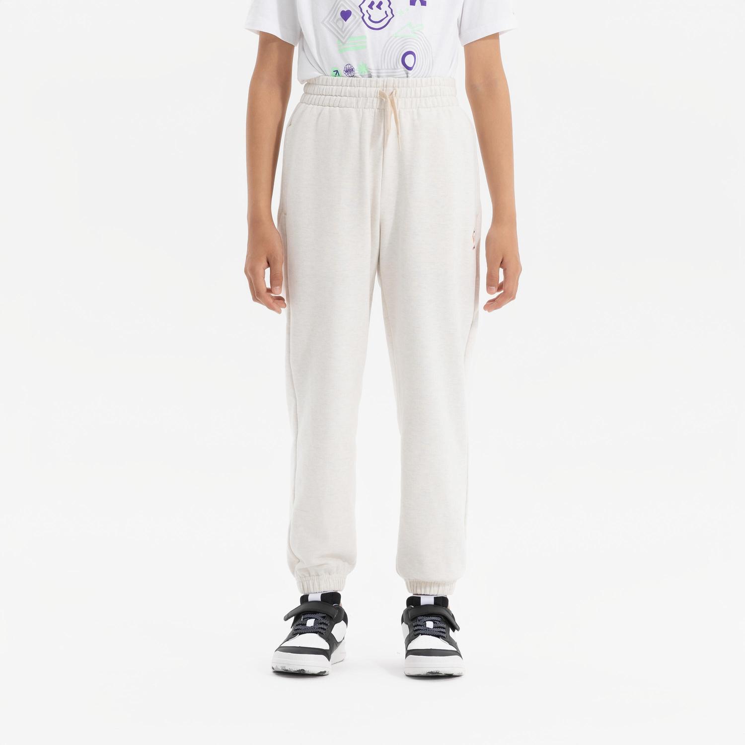 

Детские флисовые спортивные брюки Decathlon бежевые