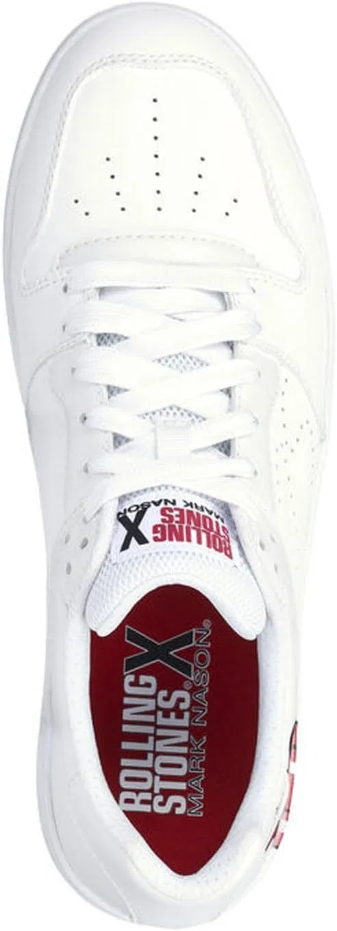 Мужские кроссовки Skechers Palmilla Rolling Stones Marquee, артикул 210748, белый — фото 4
