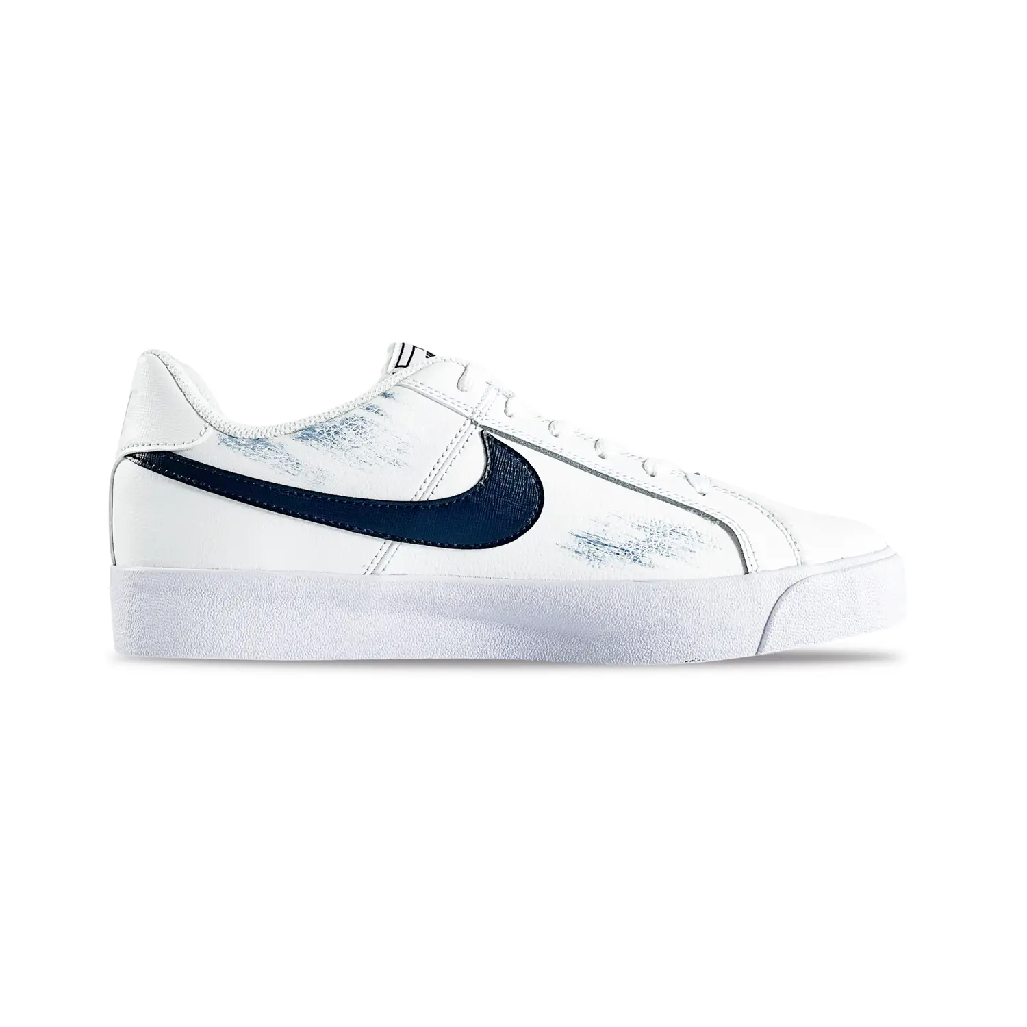 

Кроссовки Nike Court Royale Skateboarding Shoes Unisex Low-top White/blue, белый/синий