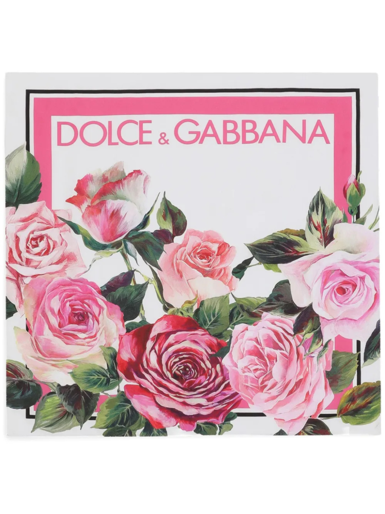 

Dolce & Gabbana шарф с логотипом, белый