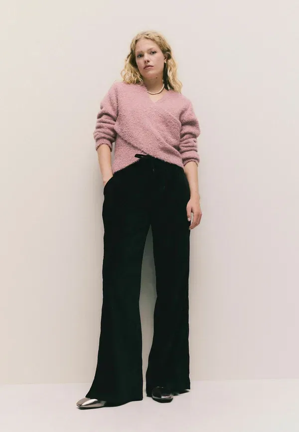 Брюки свободного кроя Next Tall fit, черный