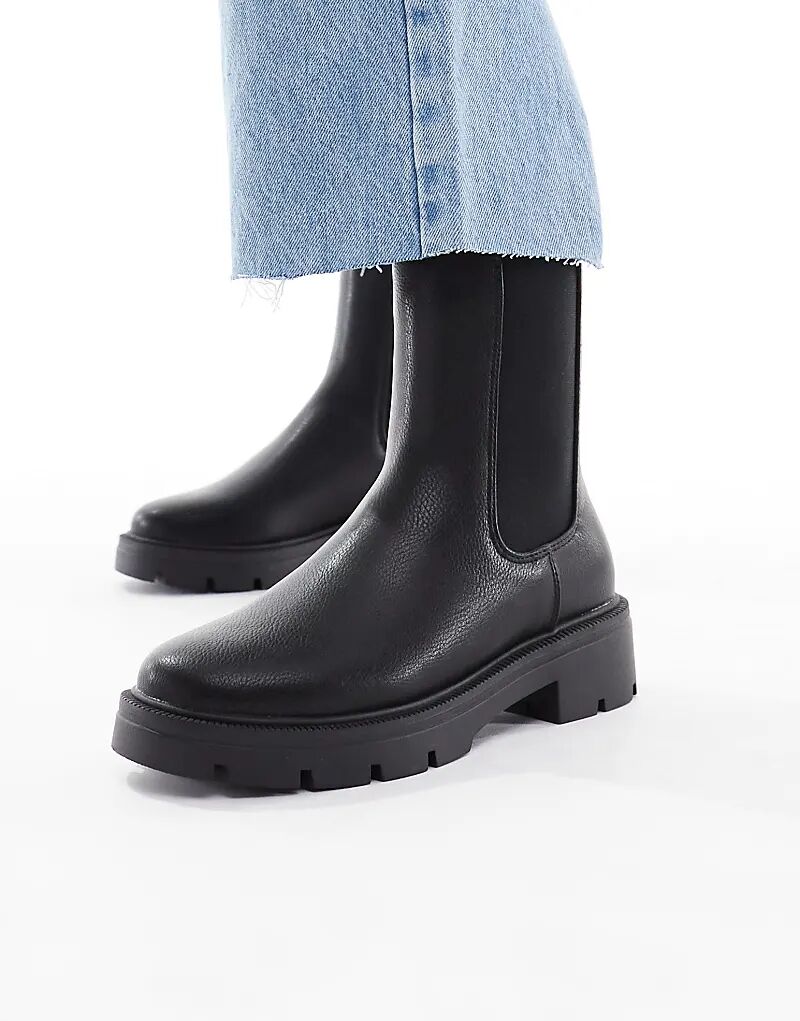 Массивные ботинки челси Schuh Abbie черного цвета