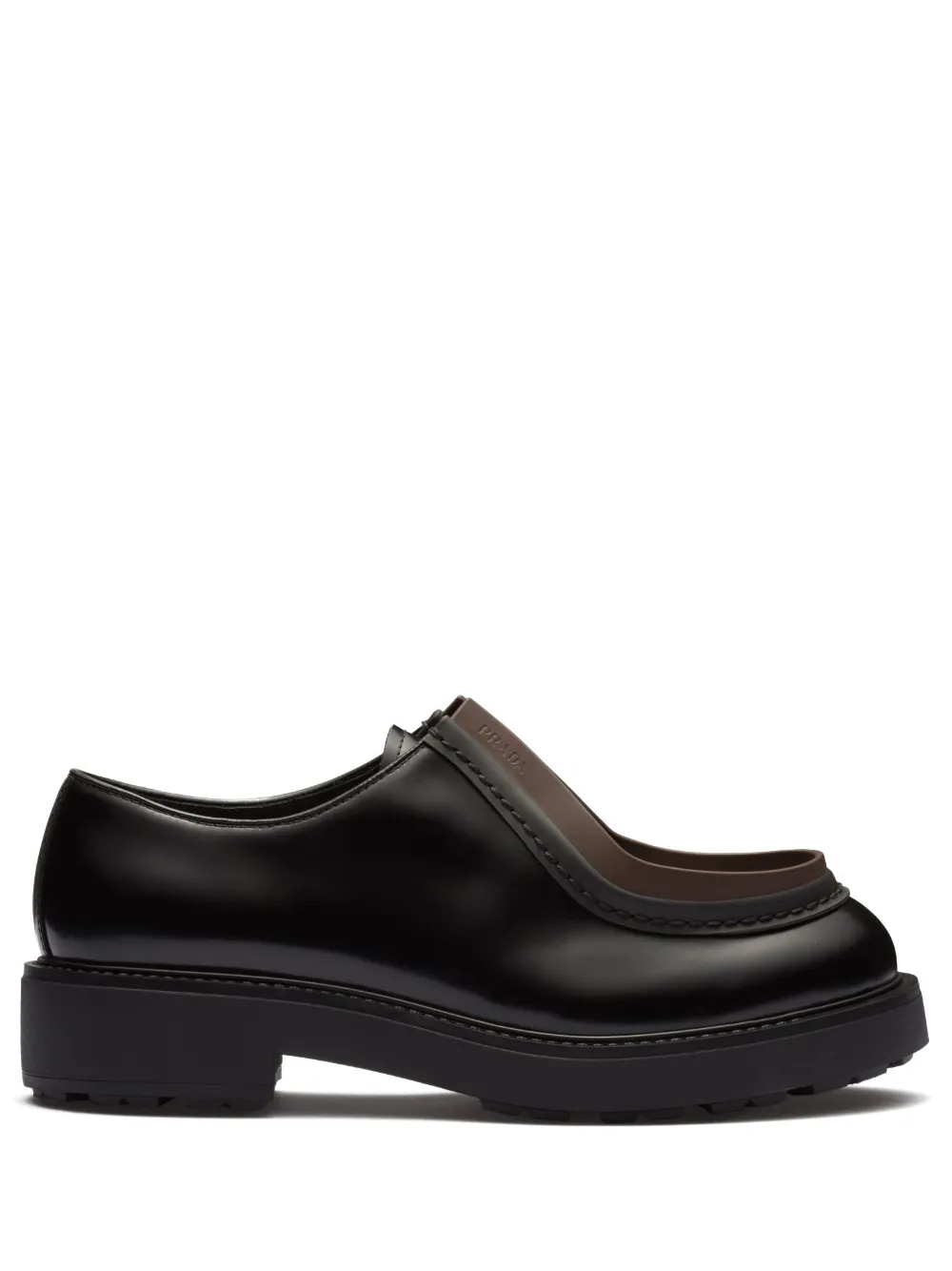 

Туфли на шнуровке Prada, черный