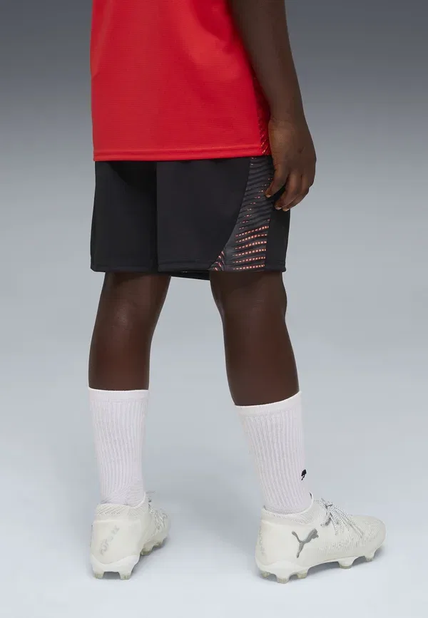 Шорты Puma Individualfinal, серо-мятный с красным неоновым отливом — фото 3